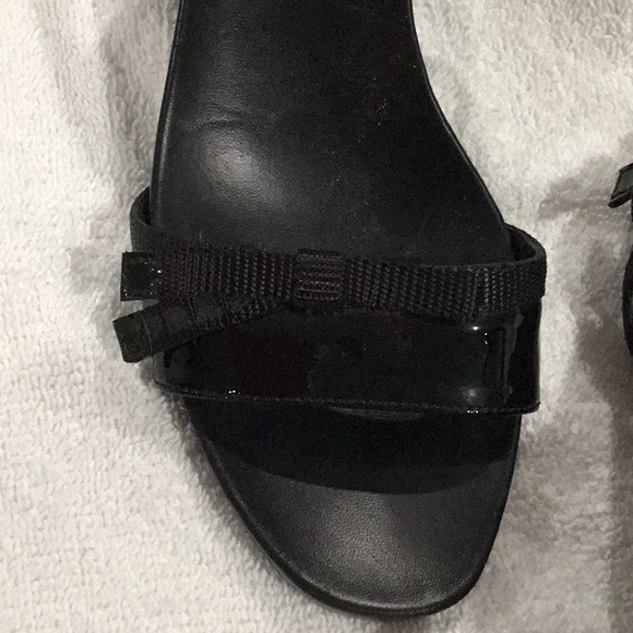 Black Prada sandal with wedge heel - Picture 3 of 4